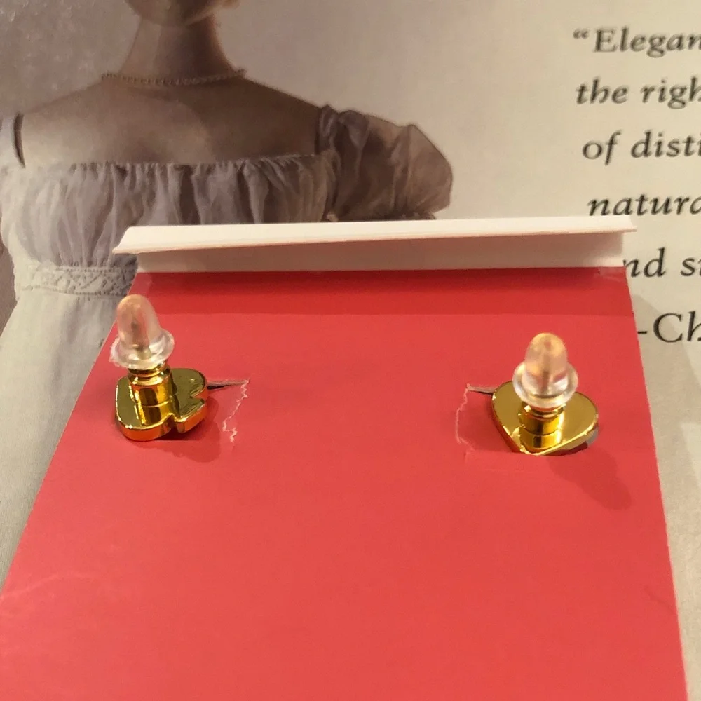 Authentic New on card. kate spade Gold-Tone Multicolor Gem Drop Earrings